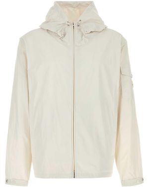 Moncler Polyester Sassiere Windbreaker Jacket - White