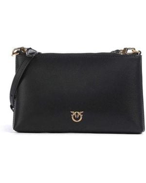Pinko Clutch Bag Calf Silk - Black