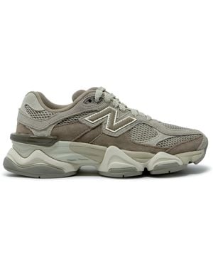 New Balance Mushroom Suede Mesh Sneaker - Gray