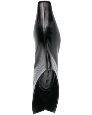 KHAITE Boots Patent Calf Leather - Black