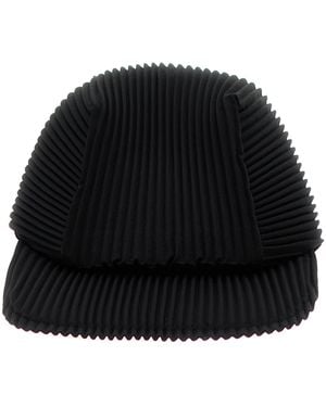 Homme Plissé Issey Miyake Homme Plisse' Issey Miyake Pleated Baseball Cap - Black