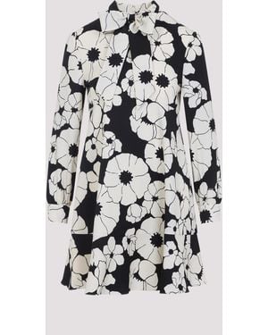 Celine Mini Dress Virgin Wool Mohair - Black