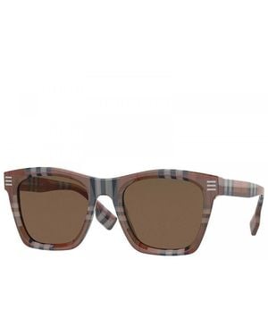 Burberry Frame And Lens Sunglasses - Brown