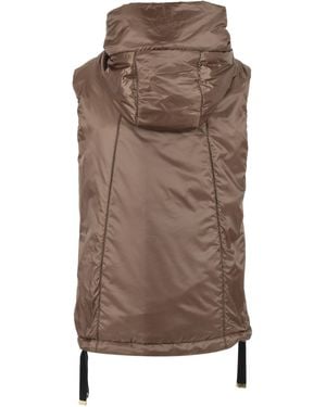 Max Mara Padded Waistcoat Vest - Brown