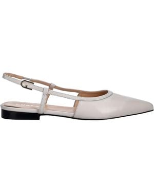 Furla Punta Vallerina Slingback Leather - White