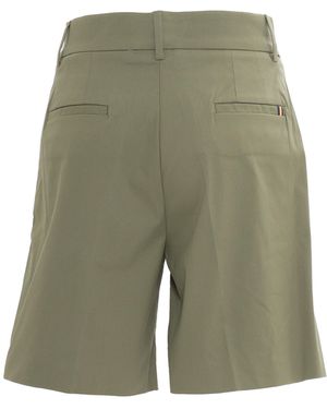 K-Way Nive Twill Tech Trousers Cotton Polyester Polyurethane - Green