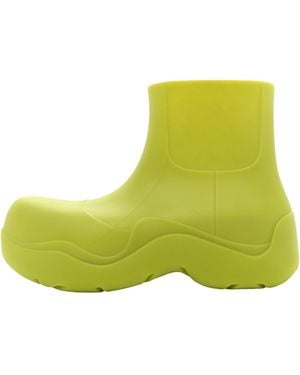 Bottega Veneta Bv Puddle Ankle Boots - Green