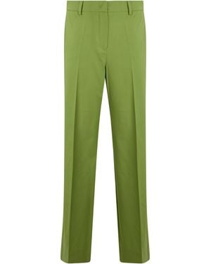 Weekend by Maxmara Pants Virgin Wool Trouser Suits - Green