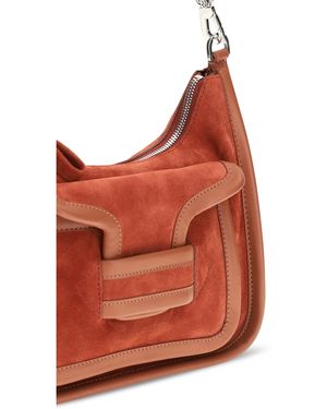 Pierre Hardy Shoulder Bag Alpha Day Miss Calf Leather - Red