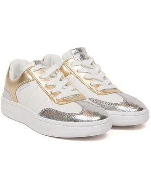 Michael Kors Michael Kors Kai Lace Sneaker — Pale - White