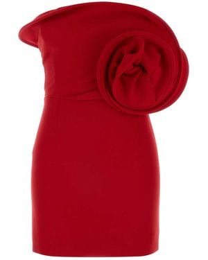 Magda Butrym Stretch Wool Mini Dress - Red