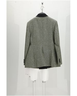 Dior Jacket Bar Sequin Sequin-Embellished Fabric - Gray