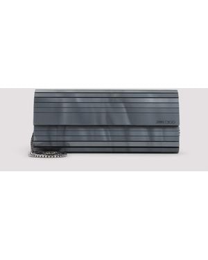 Jimmy Choo Mother Of Pearl Sweetie Clutch - Gray