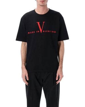 Valentino Garavani T-Shirt Jersey,Reg,Pr. Made - Black