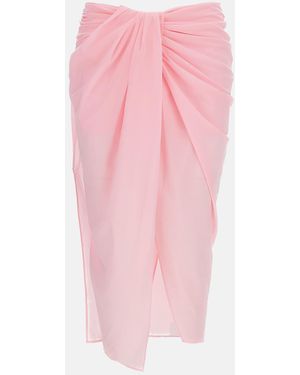 Jacquemus La Jupe Pareo Skirt - Pink