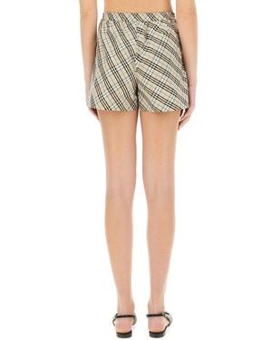 Burberry Vintage Check Shorts Cotton - Green