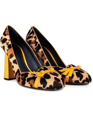 Bottega Veneta Pony Pollock Court Shoes Shoes - Multicolour