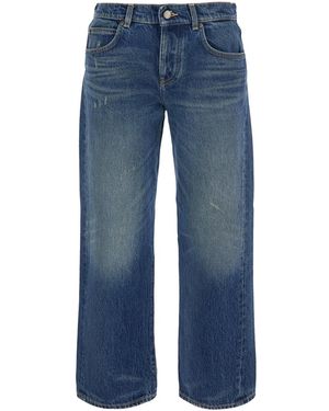 Roy Rogers Straight Jeans Faded Denim - Blue