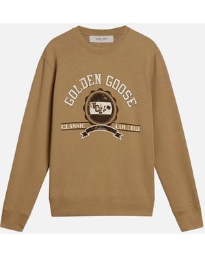 Golden Goose Sweatshirt - Natural