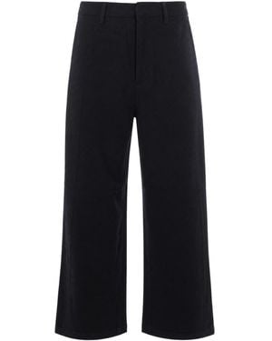 Arte' Trousers Pleated Wool Viscose - Black