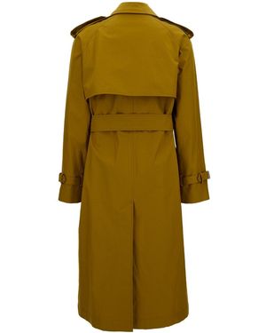 Burberry Long Sleeve Holyfield Belted Coat in Black Lyst