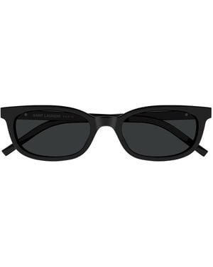 Saint Laurent Sl M160 Linea Monogram Acetato Riciclato Sunglasses - Black