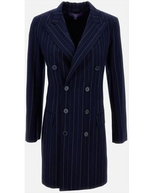 Ralph Lauren Camden-Long Sleeve Day Dress - Blue