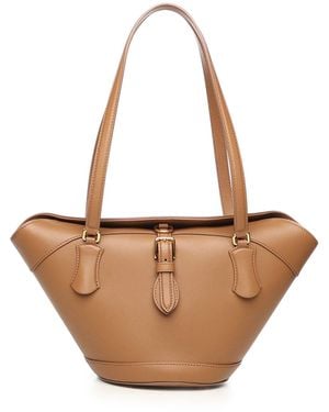 Dolce & Gabbana Capri Calfskin Tote Bag<Br - White