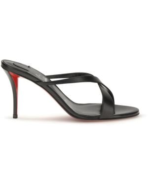 Christian Louboutin Mulazee Cross Sandals - White