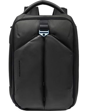 Piquadro Zaino Con Pc 17 Borsa - Black