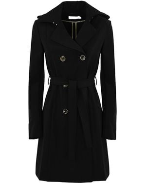 Patrizia Pepe Trench Coat - Black