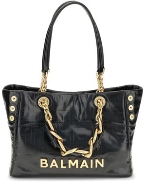 Balmain Small 1945 Tote Bag - Black