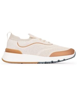 Brunello Cucinelli Pair Of Sneakers - White
