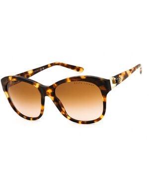 Ralph Lauren Ralph Lauren 0Rl8190Q Tortoiseshell Acetate Sunglasses - Black