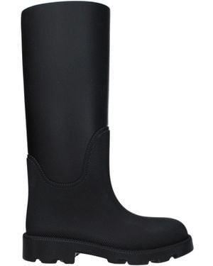 Burberry Cotton Rain Boots - Black