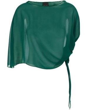 Le Plain Stole With Side Knot - Green