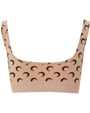 Marine Serre Top Polyamide - Natural