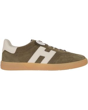 Hogan Cool Allacciato H Calfskin Mutton Calzature - Brown