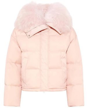 Yves Salomon Jackets - Pink