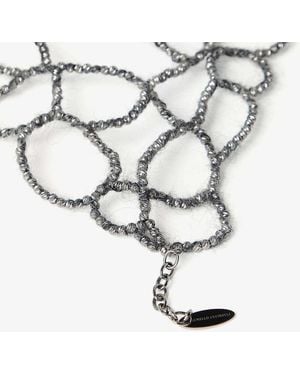 Brunello Cucinelli Jewellery Mbow9La54_Cep64 Earrings - Grey