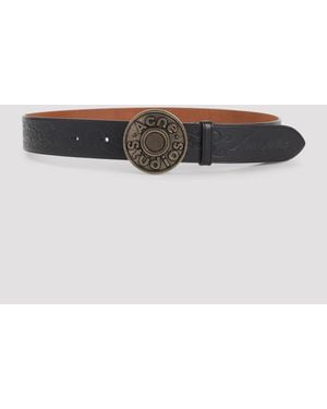 Acne Studios Calf Leather Belt - Brown