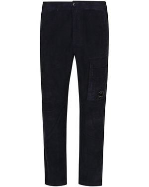 C.P. Company Stretch Corduroy Cargo Pants - Blue