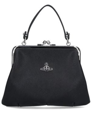 Vivienne Westwood Granny Frame Handbag - Black
