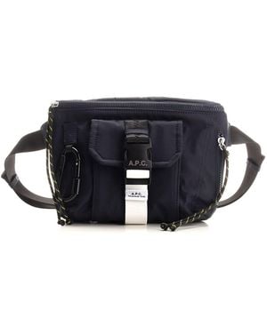 A.P.C. Nylon Pouch - Blue