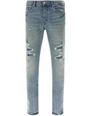 Purple Brand P001 Repairs Jeans - Blue
