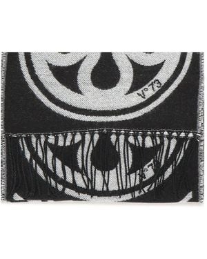 V73 Jacquard Caroline Scarf - Black