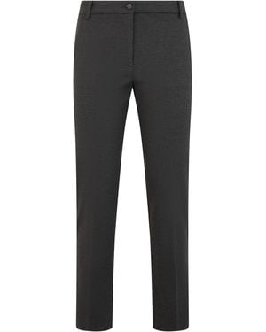 Pinko Pants Slim Fit Viscose Straight - Gray