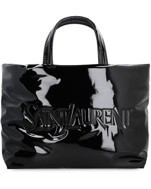 Saint Laurent Padded Nylon Maxi Tote - Black