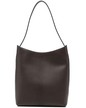 The Row Tote Bag Margaux Leather - Black