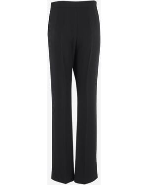 Valentino Pants Stretch Viscose Pants - Black